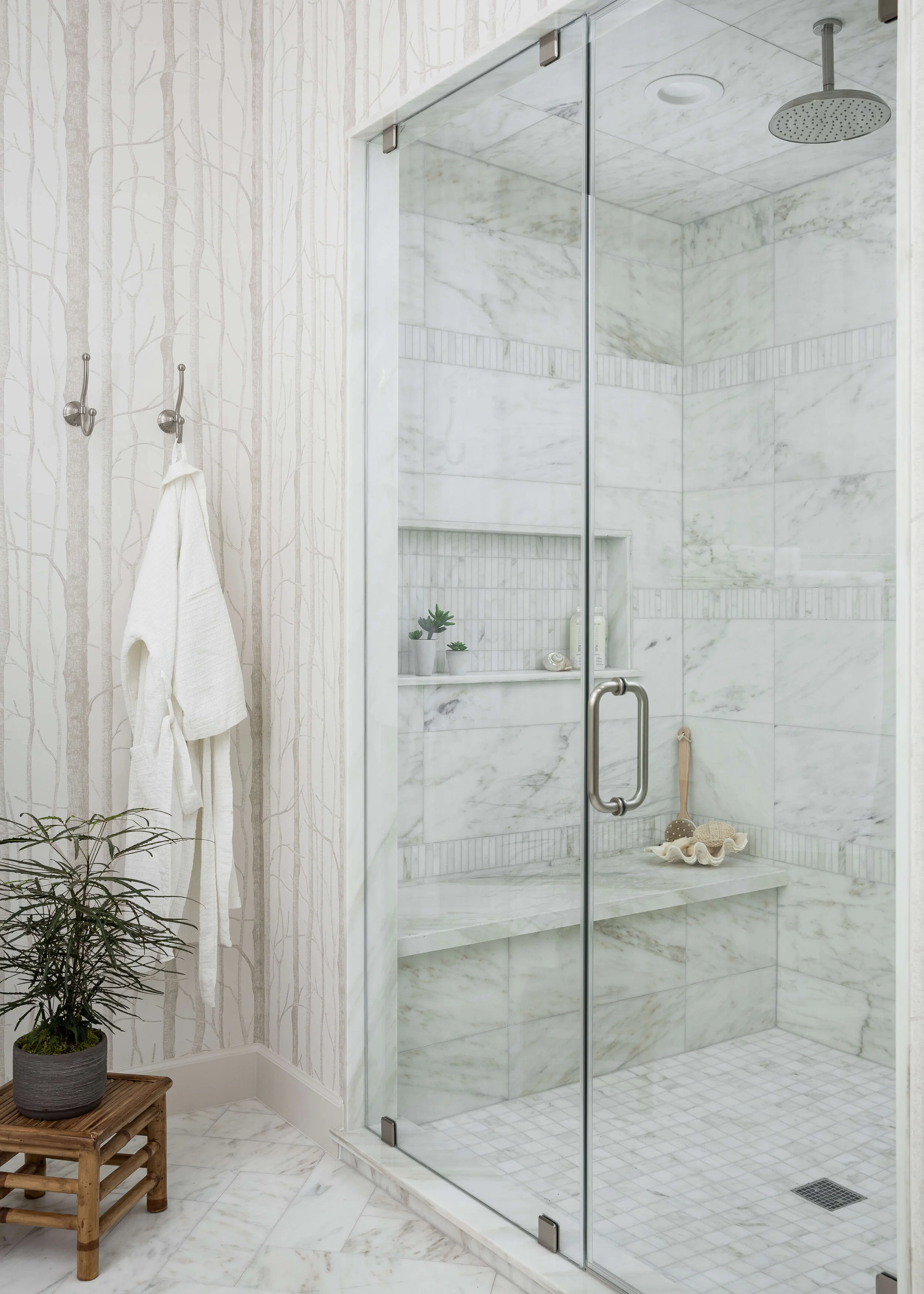 Marble shower cheap